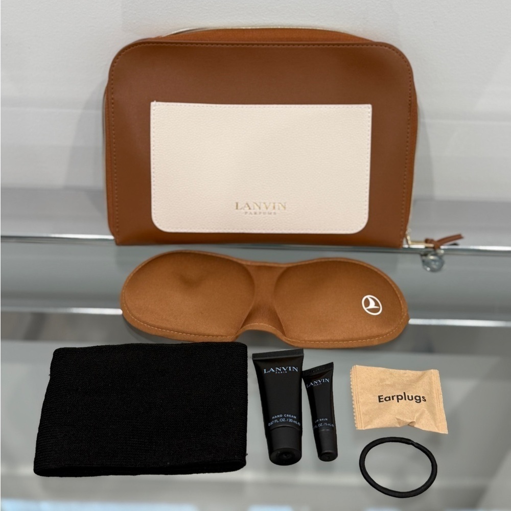Turkish Airlines Business Class Amenity Kit // LANVIN // 2025